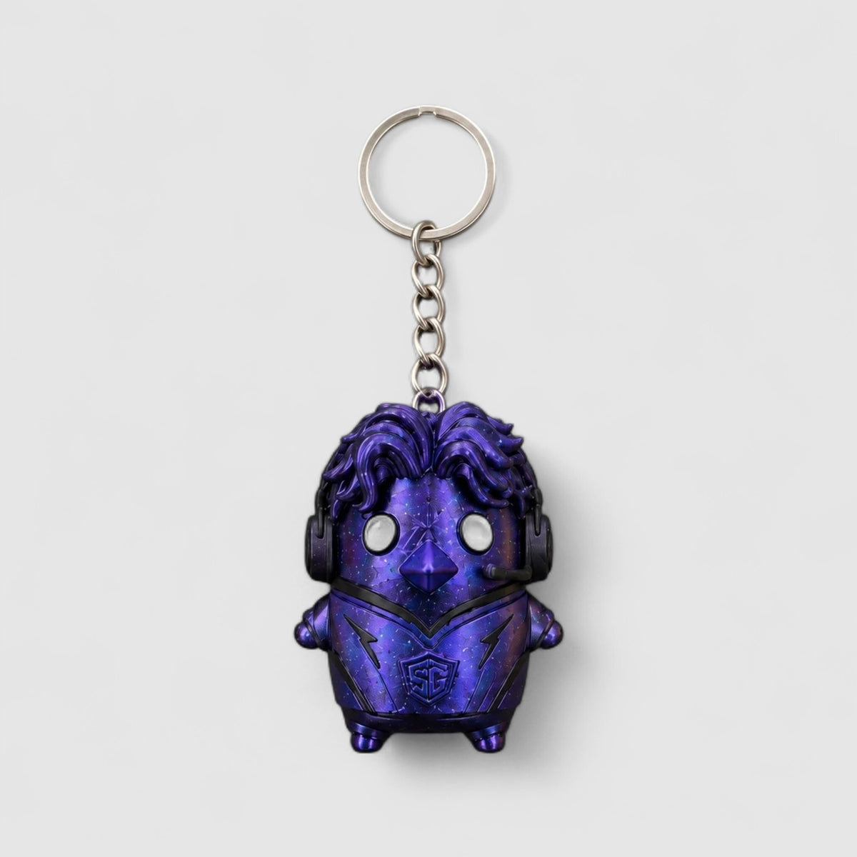 Pollo Sprite Gaming Collectible, 3D printed figure on grey background | sgc-photo-v1