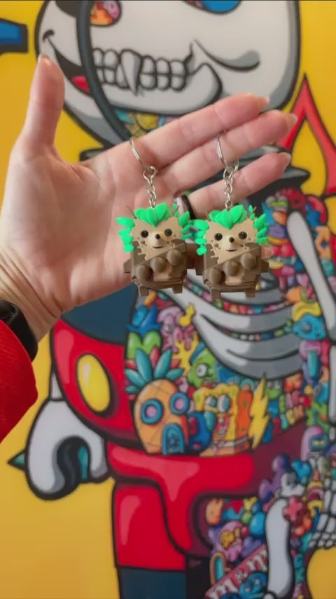 Bush Sprite Gaming Collectible – 3D Printed Figurine & Keychain