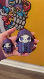 Grim Sprite Gaming Collectible – 3D Printed Figurine & Keychain