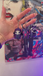 Grim Sprite Gaming Collectible – 3D Printed Figurine & Keychain