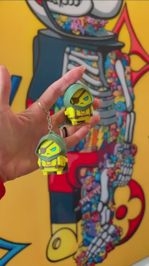 Voyager Sprite Gaming Collectible – 3D Printed Figurine & Keychain