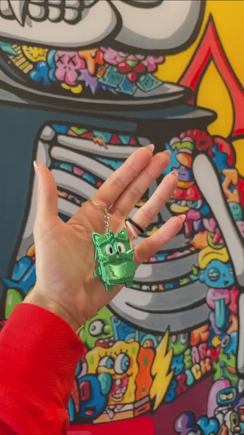 Twin Tail Sprite Gaming Collectible – 3D Printed Figurine & Keychain