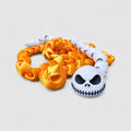 Pumpkin King Flexi Snake, 3D printed figure on grey background | sgc-photo-v1