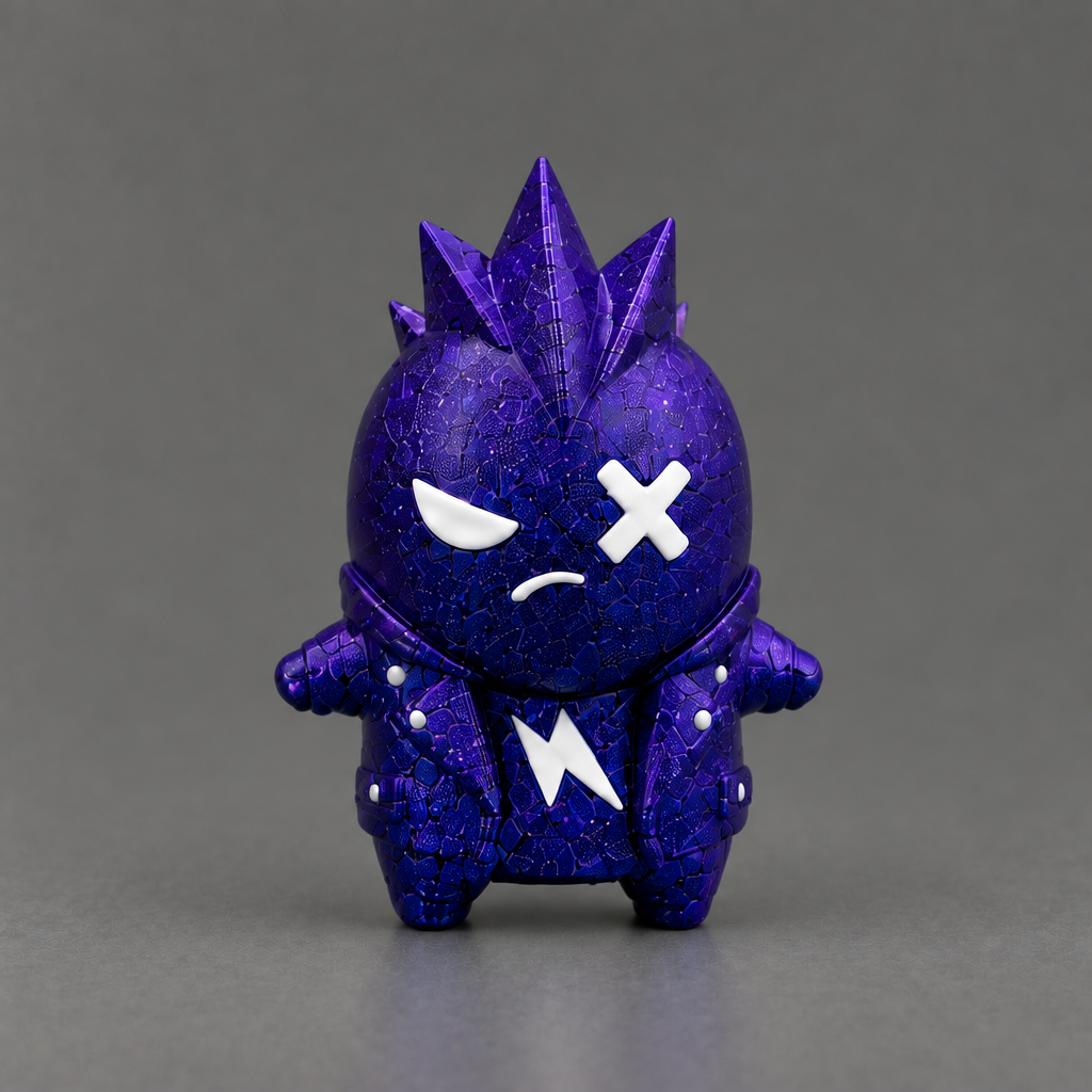 Punk Sprite collectible – Galaxy (deep purple with a sparkle finish) | sgc-photo-ok
