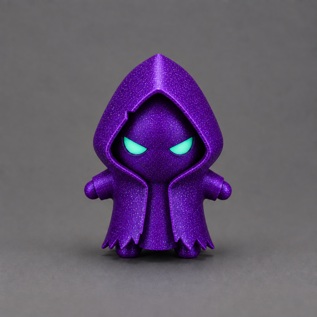 Aura Sprite collectible – Galaxy (deep purple with a sparkle finish) | sgc-photo-ok