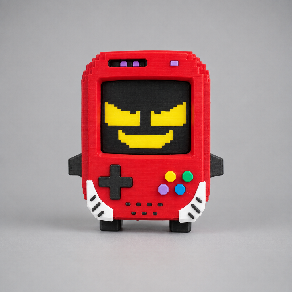 Red 8 Bit figure | sgc-photo-ok