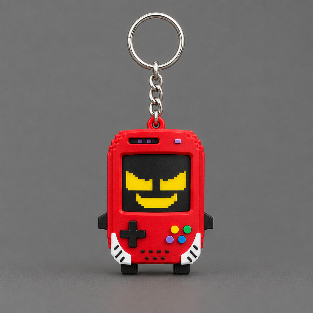 8 Bit Collectible Figurine - Original / 2" Keychain - Included Hardware - 3D printed collectible | sgc-photo-ok
