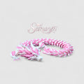 Sakuryn the Cherry Blossom Dragon, 3D printed figure on grey background | sgc-photo-v1