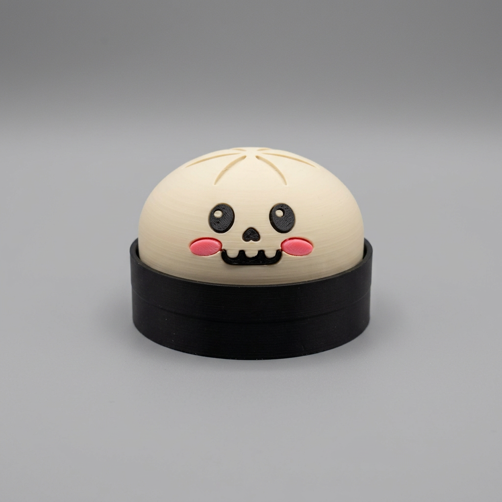 Skeleton dump figure on grey background