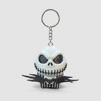 Skeleton figure keychain mockup