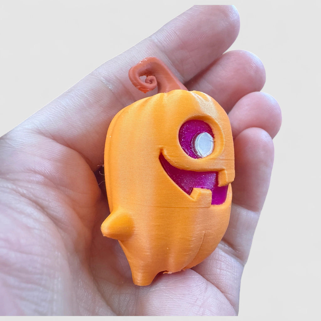 Spooky Sprite Gaming Collectible, 3D printed figure on grey background | sgc-photo-v1