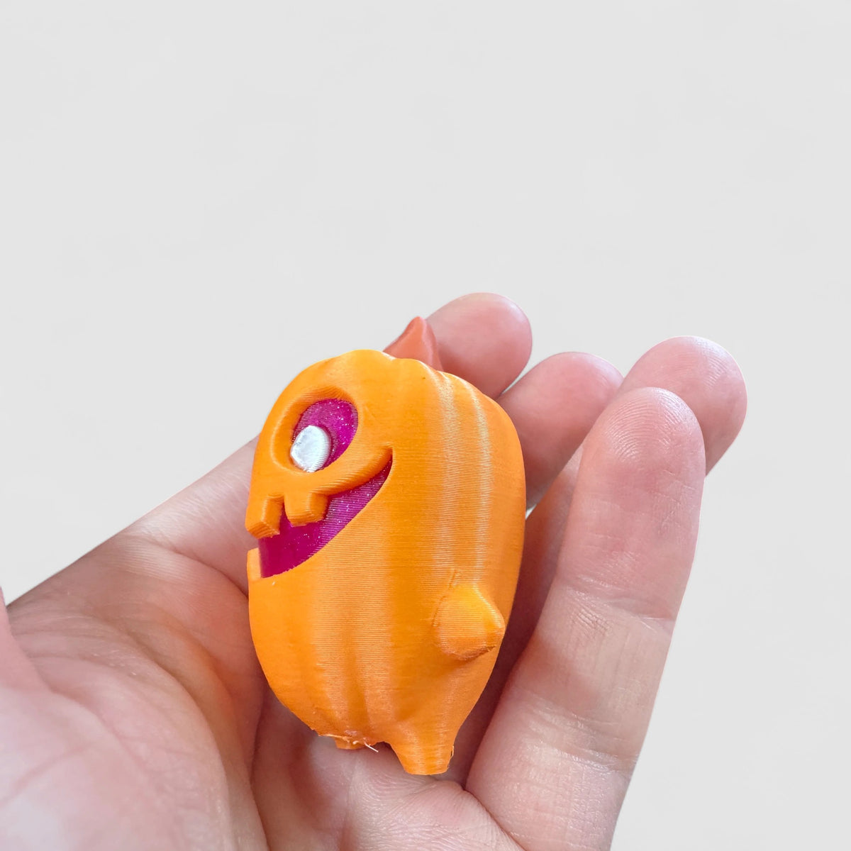 Spooky Sprite Gaming Collectible, 3D printed figure on grey background | sgc-photo-v1