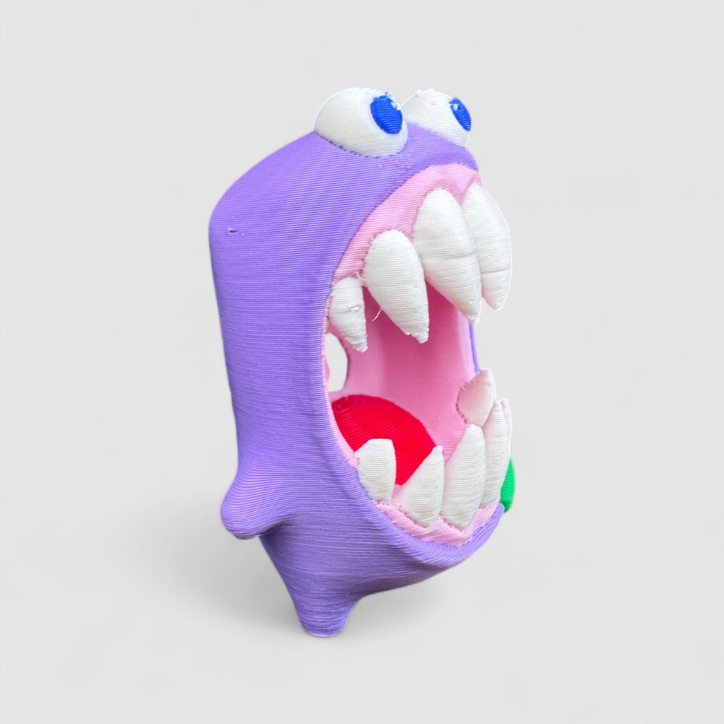Vampire Sprite Gaming Collectible, 3D printed figure on grey background | sgc-photo-v1