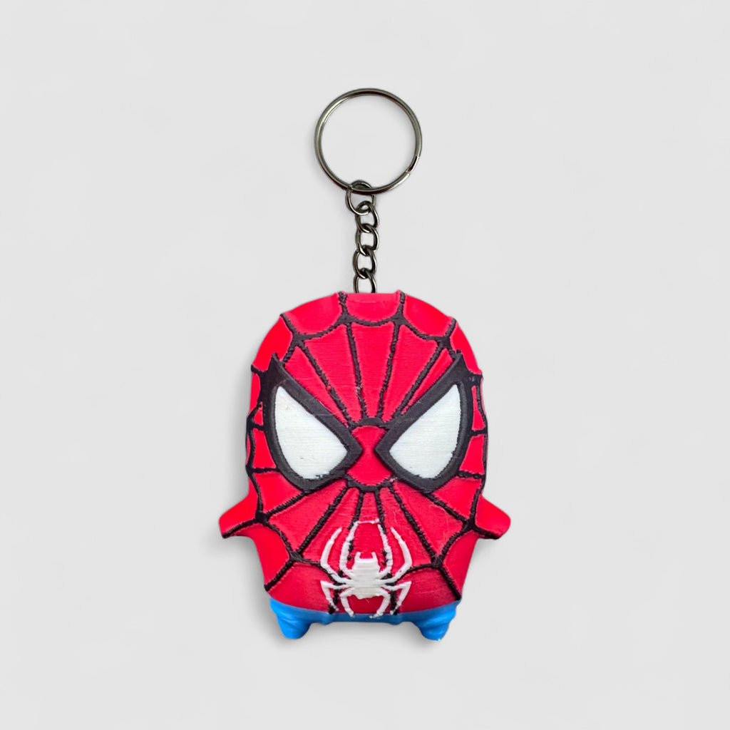 Web Hero Sprite Gaming Collectible, 3D printed figure on grey background | sgc-photo-v1
