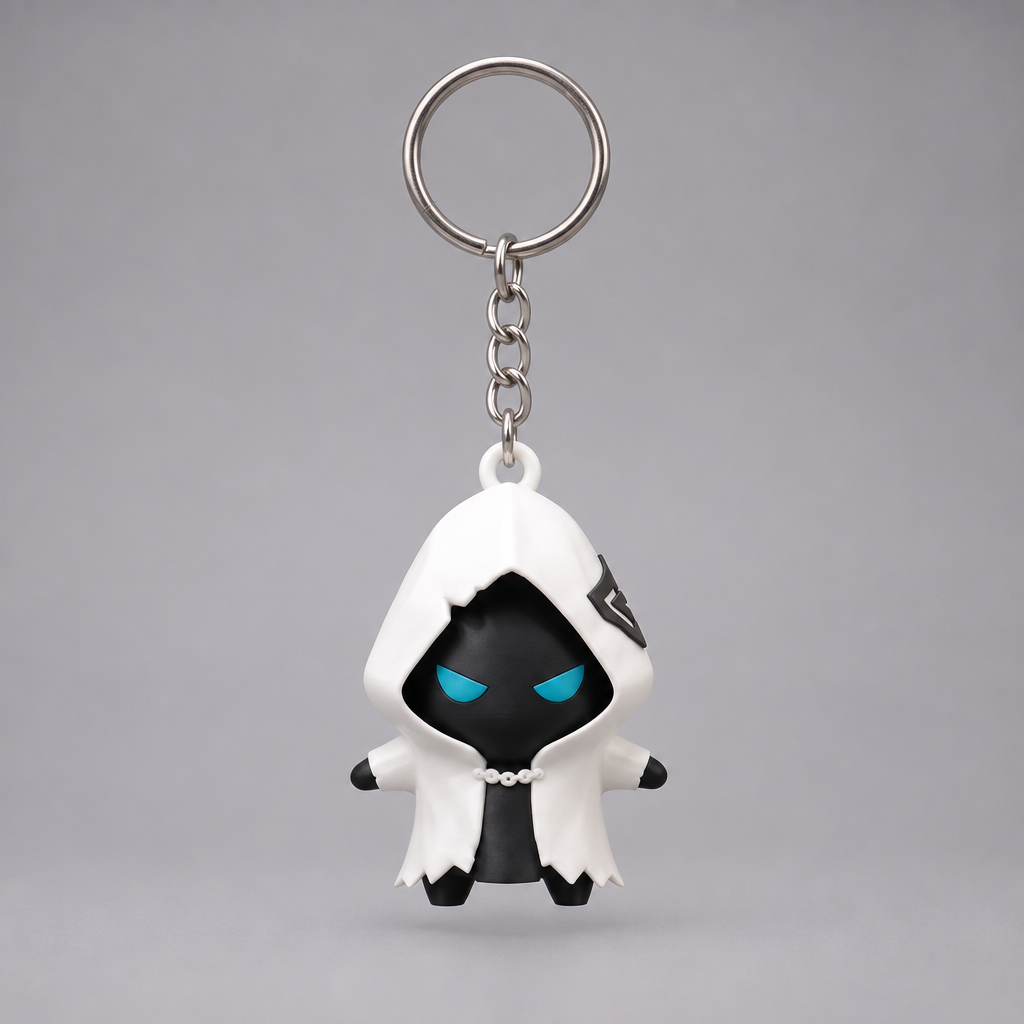 White keychain | sgc-photo-ok
