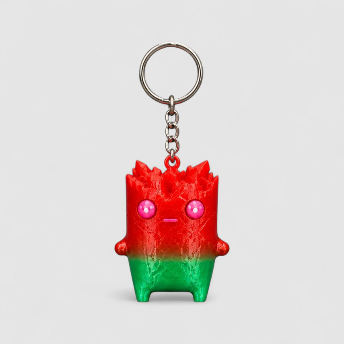 Zero Point Sprite collectible – Gummy (red fading to green) – Keychain | sgc-photo-ok