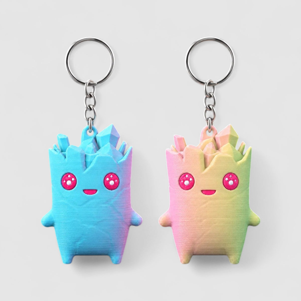 Zero Point Sprite collectible – Holofoil (light blue and pastel) – Keychain | sgc-photo-ok