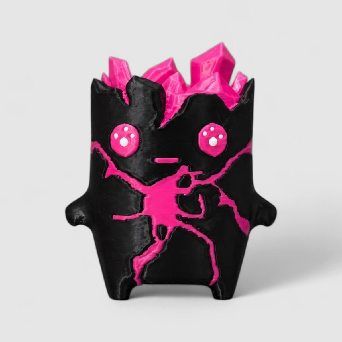 Zero Point Sprite collectible – Original (black with hot pink cracks) – Mini | sgc-photo-ok