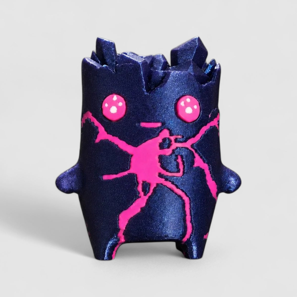 Zero Point Sprite collectible – Galaxy (deep blue with pink cracks) – Mini | sgc-photo-ok