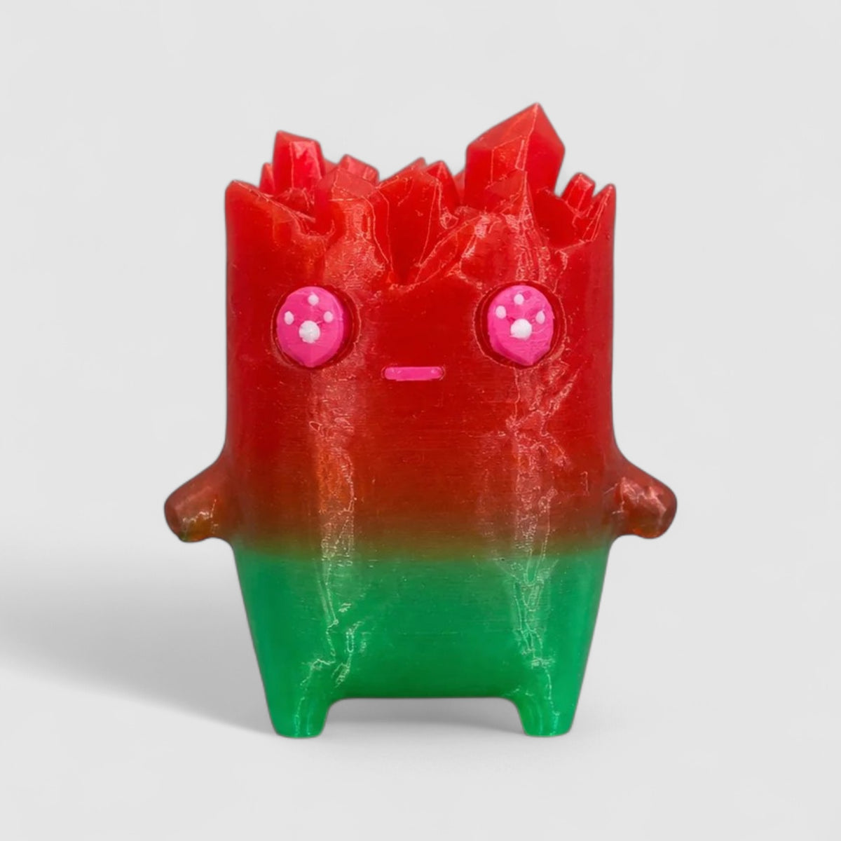 Zero Point Sprite collectible – Gummy (red fading to green) – Mini | sgc-photo-ok