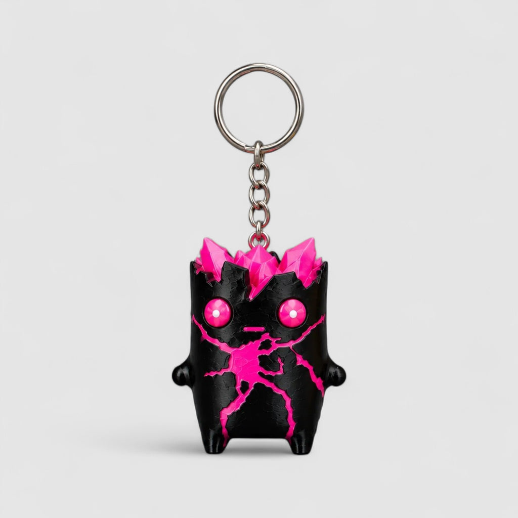 Zero Point Sprite collectible – Original (black with hot pink cracks) – Keychain | sgc-photo-ok